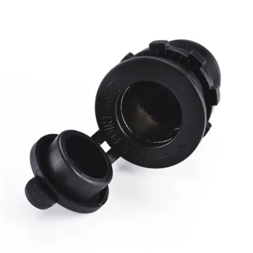 12V Cigarette Lighter Socket Outlet Waterproof DC Socket Car Marine Motorcycle ATV RV Receptacle with 1.5m Fuse Line Wire 