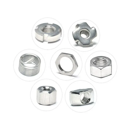 Stainless Steel Metal Lock Hex Cap Nuts Hex Head Track Bolt and Nut Hexagon Hex Socket Nut 