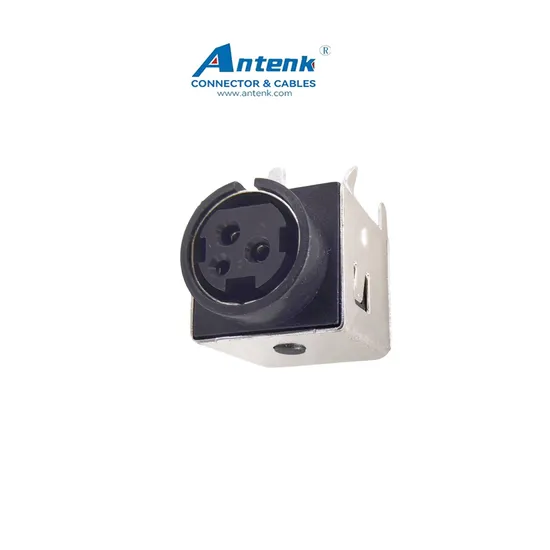 China Manufacturer 3 Pin Power Jack DC Socket with Shield 
