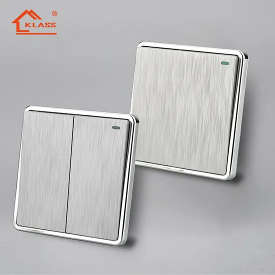 Klass Modern UK Acrylic Dimmer Switch WiFi Smart Home Light Switch Socket Wall Sockets with USB or Type
