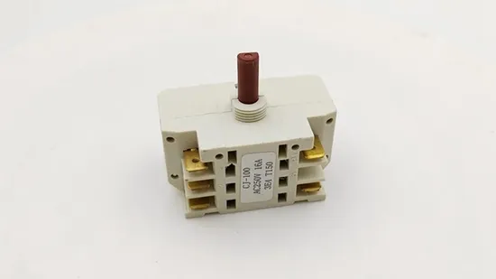 VDE Approved Rotary Switch for Electric Cooktop Section Switch 