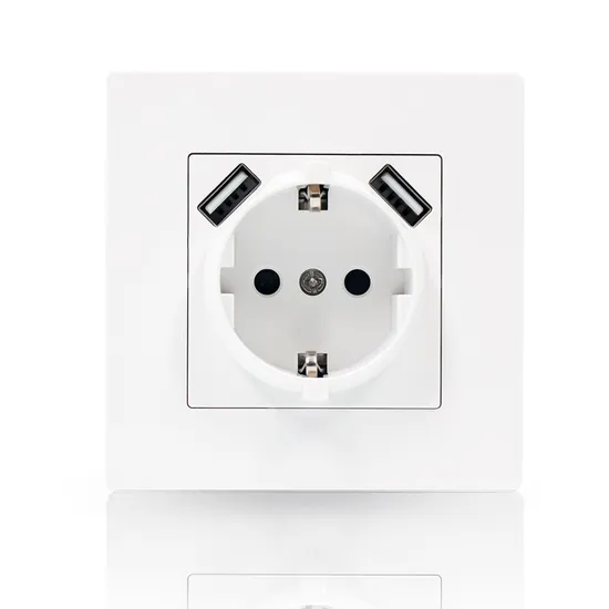 Mezeen F Series EU Standard Germany Type Electrical Schuko Socket Wall USB Outlet with Dual Type a USB Ports 2.1A DC 5V 