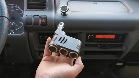 DC 12V 2 Way Car Cigarette Lighter Socket Charger Splitter 
