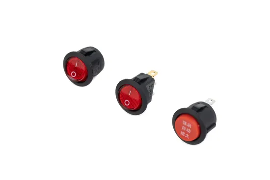 Durable Square Rocker Switch for Electrical Projects and Devices 