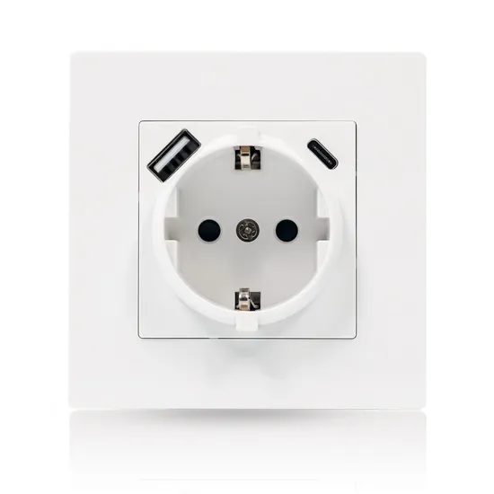 EU Type Socket Germany Socket with Type a C USB Charger Socket 