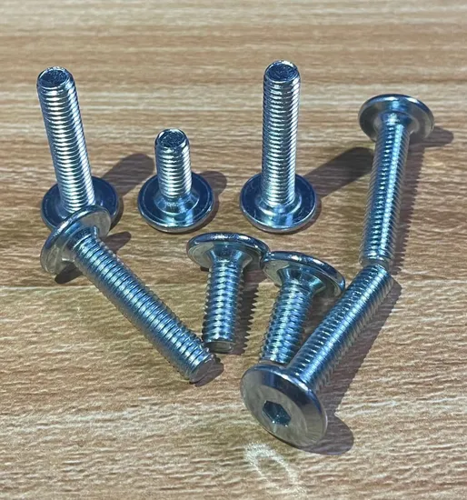 Hex Socket Flat Head Screw Hardware Accessories for Furniture Use 