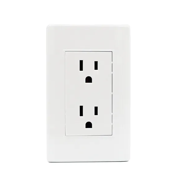 Wall Electric Charging Triple Outlets 3 Pins DC 5V/2.1A Dual Type a USB Socket 