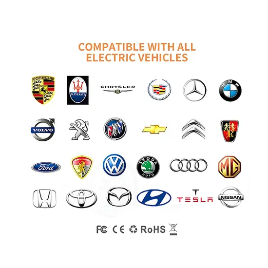 Chademo Japanese Standard DC Charging Socket DC1000V (80A~200A) with 0.5~1 Meter Cable 