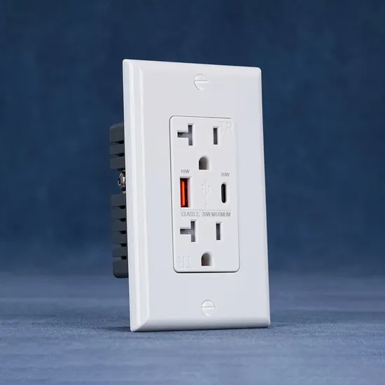 Us Standard 20 AMP 125V USB Charger Ports 6 Pins Socket with Screw Plate with Tamper Resistant Type a+C Quick Charge Outlet 