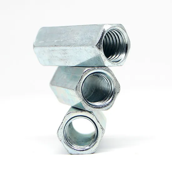 Carbon Steel Hexagonal Socket Nut Long Hexagonal Connecting Nut 
