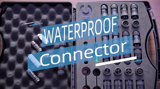 UL TUV 2 Poles M20 Female Panel Mount DC Circular Socket 