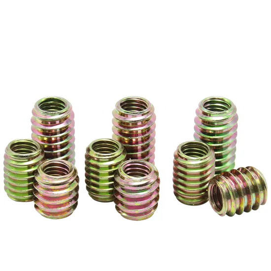 Cylindrical Straight Hexagon Socket Nut Cylindrical Furniture Hardware Wood Socket Nut 